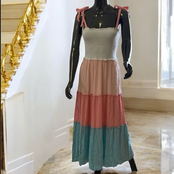 BeBop Multicolor Maxi Dress - Picture 1 of 10